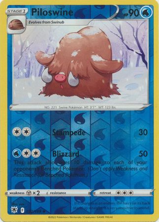 Piloswine 032/189 Reverse Holo-Kantocards