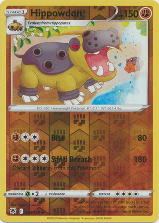 Hippowdon 080/189 Reverse Holo-Kantocards