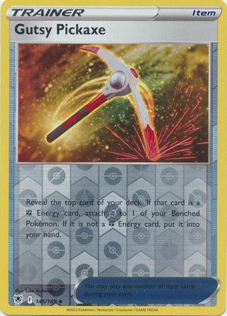 Gutsy Pickaxe 145/189 Reverse Holo-Kantocards