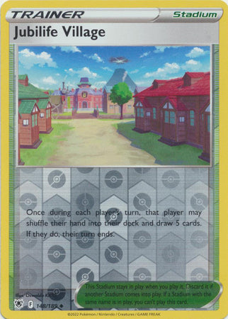 Jubilife Village 148/189 Reverse Holo-Kantocards