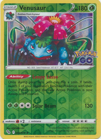 Venusaur 003/078 Reverse Holo - Español-Kantocards