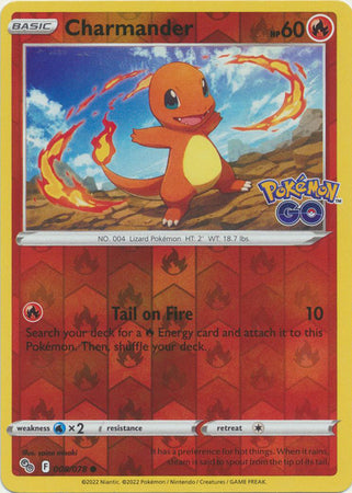 Charmander 008/078 Reverse Holo - Español-Kantocards