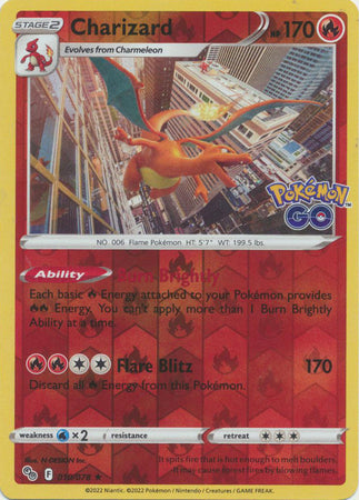 Charizard 010/078 Reverse Holo-Kantocards