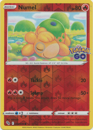 Numel 013/078 Reverse Holo - Español-Kantocards