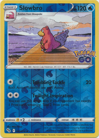 Slowbro 020/078 Reverse Holo - Español-Kantocards
