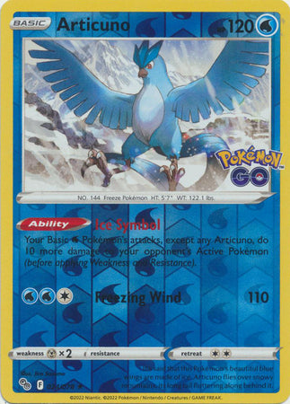 Articuno 024/078 Reverse Holo - Español-Kantocards