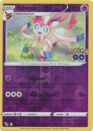 Sylveon 035/078 Reverse Holo-Kantocards