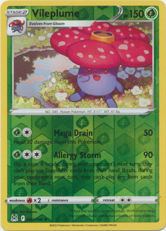 Vileplume 003/196 Reverse Holo-Kantocards