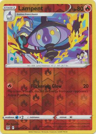 Lampent 025/196 Reverse Holo-Kantocards