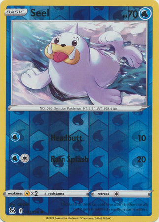 Seel 033/196 Reverse Holo-Kantocards