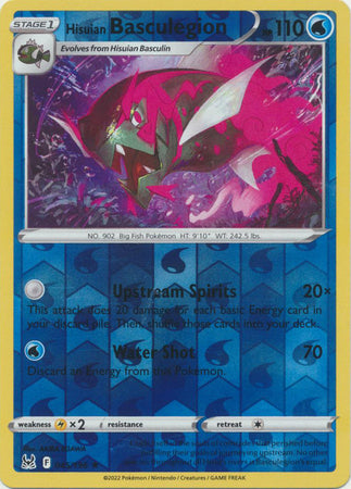 Hisuian Basculin 045/196 Reverse Holo-Kantocards