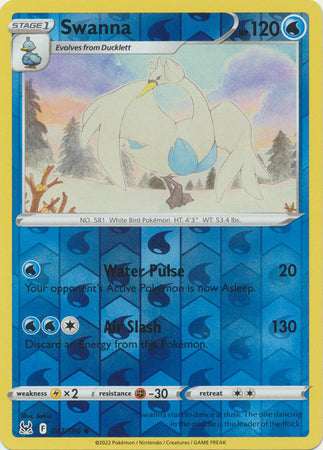 Swanna 047/196 Reverse Holo-Kantocards
