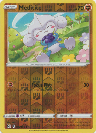 Meditite 099/196 Reverse Holo-Kantocards