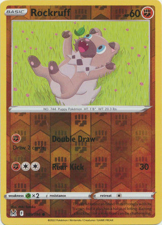 Rockruff 109/196 Reverse Holo-Kantocards