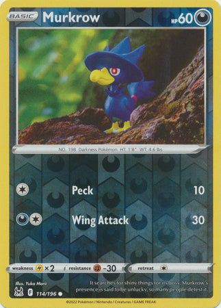 Murkrow 114/196 Reverse Holo-Kantocards