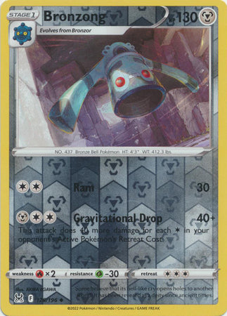 Bronzong 126/196 Reverse Holo-Kantocards