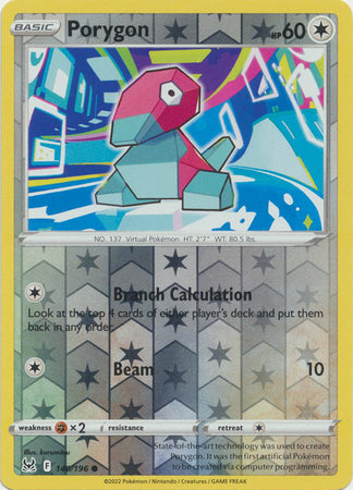 Porygon 140/196 Reverse Holo-Kantocards