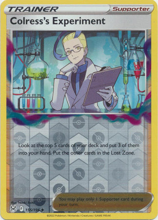 Colress's Experiment 155/196 Reverse Holo-Kantocards
