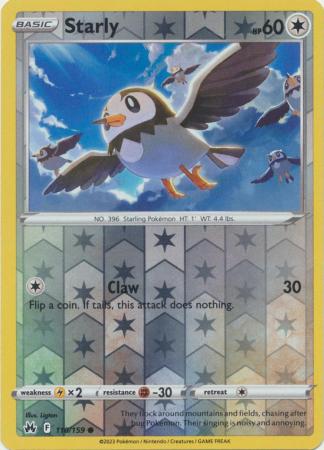 Starly 110/159 Reverse Holo-Kantocards
