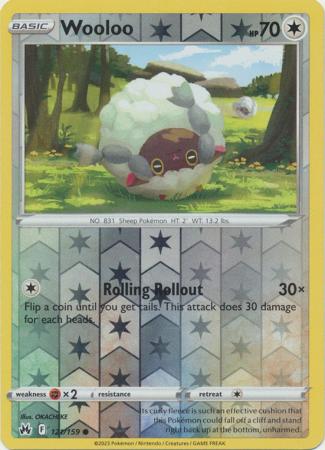 Wooloo 121/159 Reverse Holo-Kantocards
