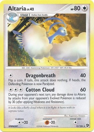 Altaria 12/106-Kantocards