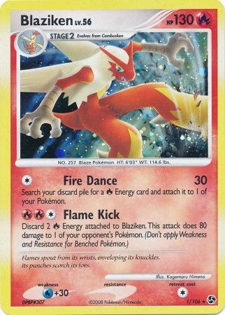 Blaziken 1/106-Kantocards