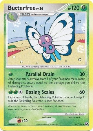 Butterfree 14/106-Kantocards