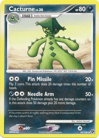 Cacturne 34/106-Kantocards