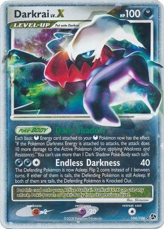 Darkrai LV.X 104/106-Kantocards
