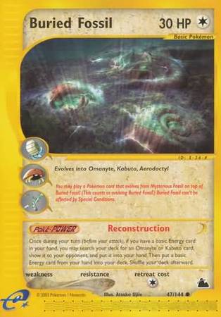 Buried Fossil 47/144-Kantocards