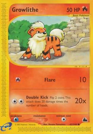 Growlithe 62/144-Kantocards