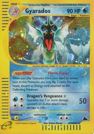 Gyarados H10/H32 - Holo-Kantocards