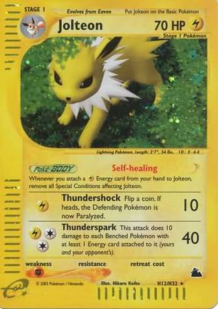 Jolteon H12/H32 - Holo-Kantocards