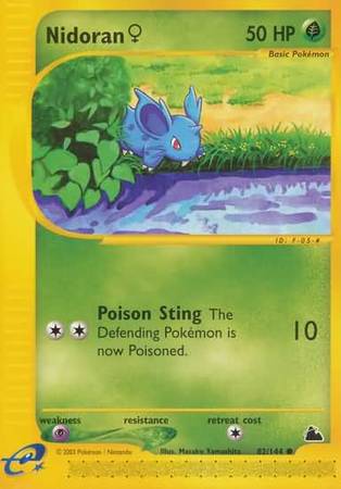 Nidoran (F) 82/144-Kantocards