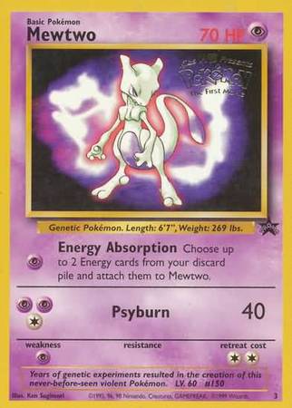 Mewtwo 3 Promo-Kantocards