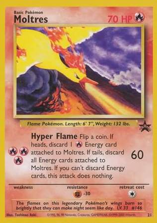 Moltres 21 Promo-Kantocards