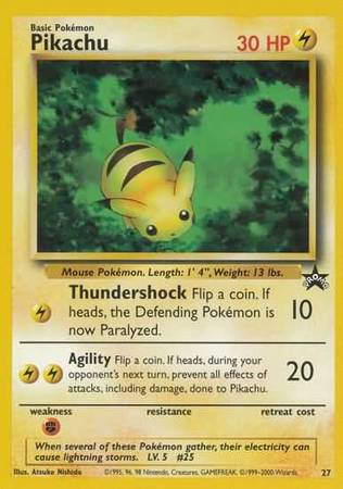 Pikachu 27 Promo-Kantocards