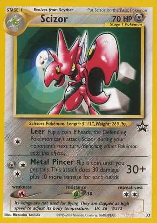 Scizor 33 Promo-Kantocards