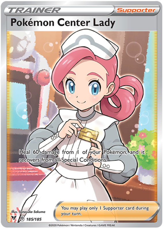 Pokémon Center Lady 185/185-Kantocards