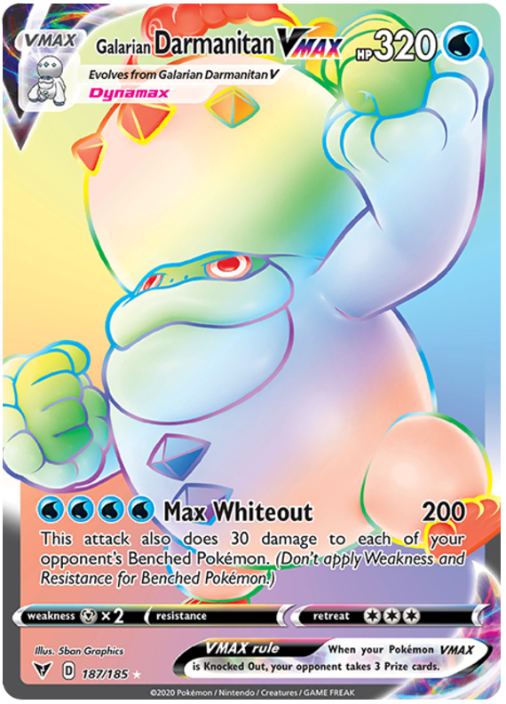 Galarian Darmanitan VMAX 187/185-Kantocards
