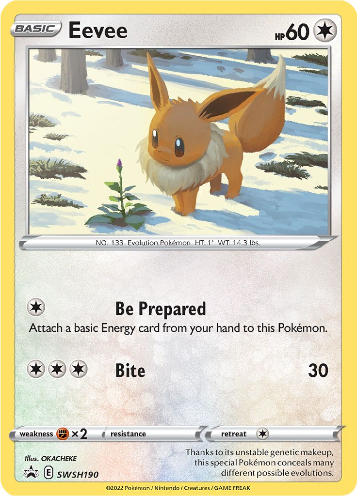 Eevee SWSH190-Kantocards
