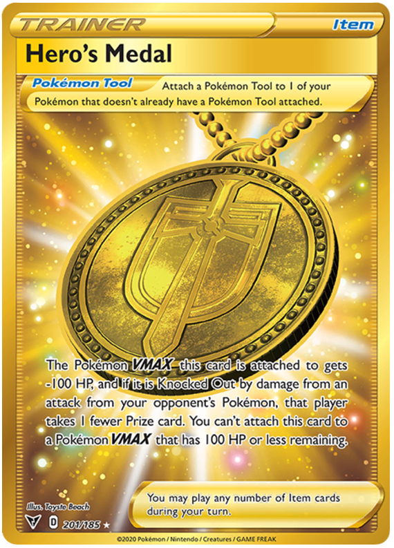 Hero's Medal 201/185-Kantocards