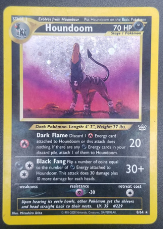 Houndoom 8/64-Kantocards