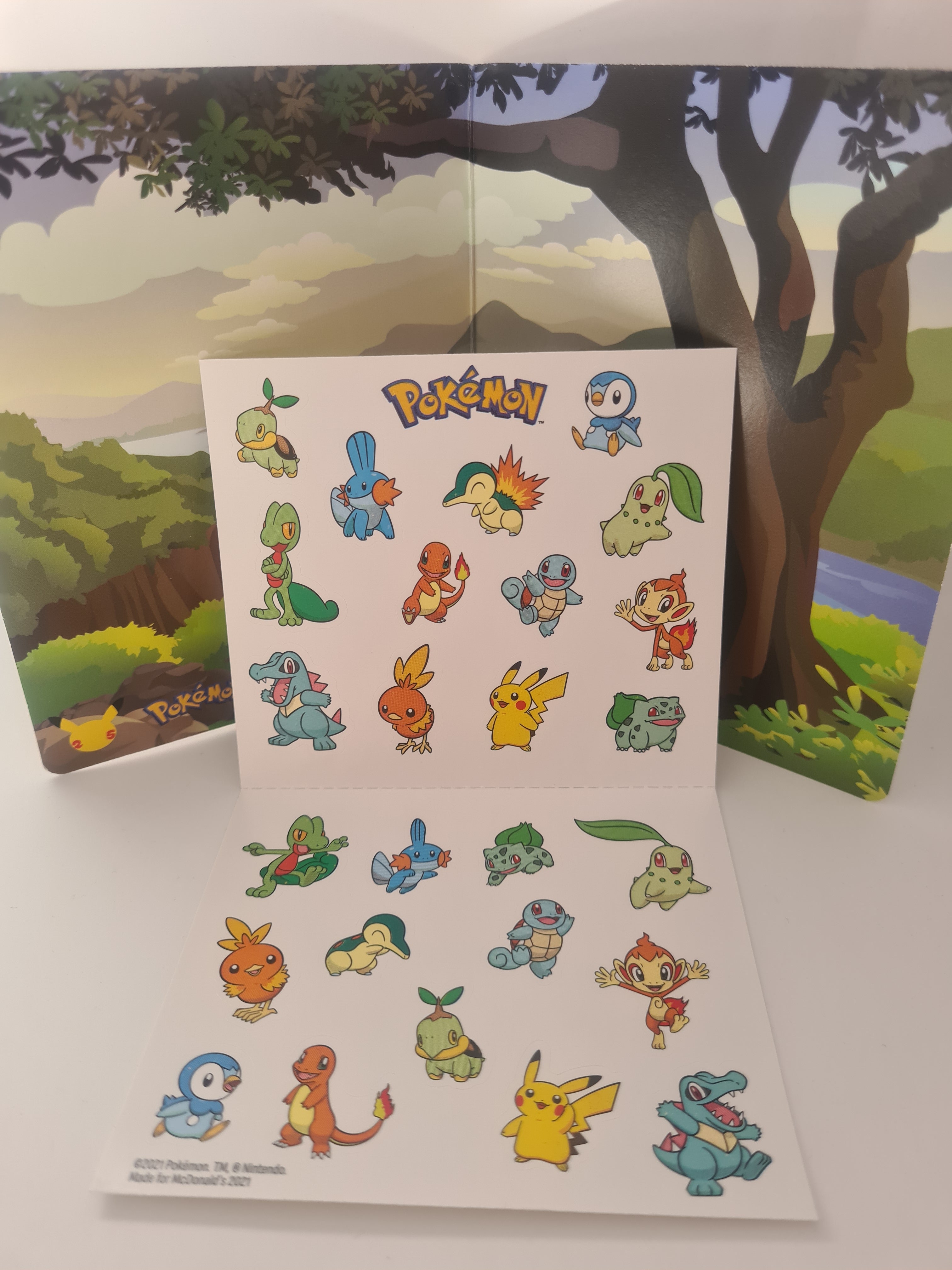 Sobre McDonald's #2 Azul - 25 Aniversario-Kantocards