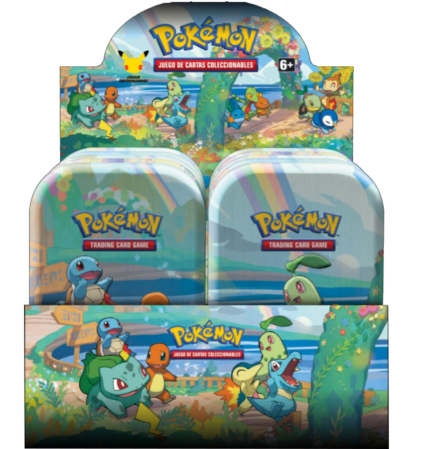 Tins & Mini Tins - Celebrations Collection Mini Tin Display - 8 Mini Tins (INGLES)-Kantocards