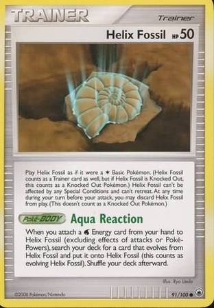 Helix Fossil 91/100-Kantocards