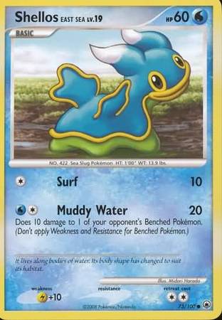 Shellos East Sea 73/100-Kantocards