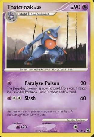 Toxicroak 31/100-Kantocards