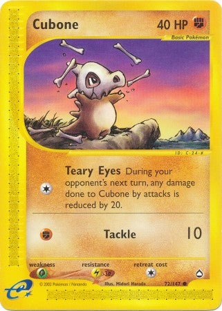 Cubone 72/147-Kantocards