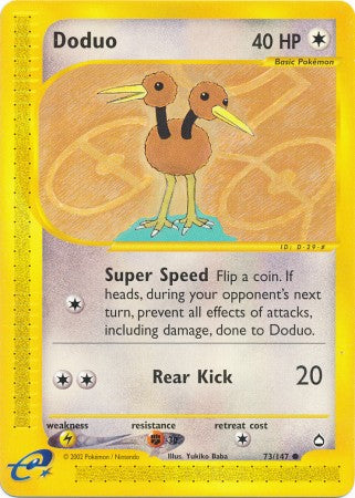 Doduo 73/147-Kantocards